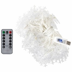 Электрогирлянда-нить комнатная "Снежинки" 10 м, 80 LED, теплый белый, USB, ЗОЛОТАЯ СКАЗКА, 592204 Электрогирлянда-нить комнатная "Снежинки" 10 м, 80 LED, теплый белый, USB, ЗОЛОТАЯ СКАЗКА, 592204 - фото 7