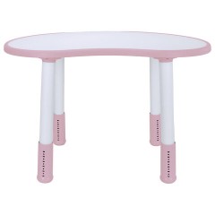Стол детский BRABIX KIDS CT-002, растущий, 2-8 лет, пластик белый + розовый, 533295 - фото 5
