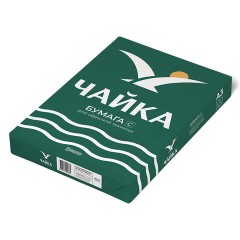 Бумага офисная БОЛЬШОГО ФОРМАТА (297х420), А3, 80 г/м2, 500 л., марка С, ЧАЙКА, Россия, 143% (CIE) - фото 2