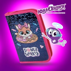 Пенал ЮНЛАНДИЯ, 1 отделение, металлизированный картон, конгрев, 19х11 см, "Donut worry", 272281 Пенал ЮНЛАНДИЯ, 1 отделение, металлизированный картон, конгрев, 19х11 см, "Donut worry", 272281 - фото 12