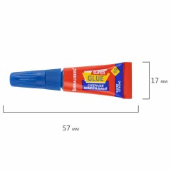 Клей моментальный суперклей экономичный BRAUBERG EXTRA, 1 г суперпрочный, КОМПЛЕКТ 6 ШТ., 608109 - фото 5