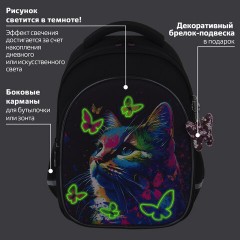 Рюкзак BRAUBERG OPTIMA, 2 отделения, с брелоком, "Butterfly catcher", СВЕТЯЩИЙСЯ, 36х27х18 см, 272097 Рюкзак BRAUBERG OPTIMA, 2 отделения, с брелоком, "Butterfly catcher", СВЕТЯЩИЙСЯ, 36х27х18 см, 272097 - фото 10