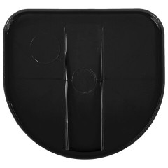 Подставка-органайзер BRAUBERG STYLE, 5 отделений, 132х122х108 мм, черная, 238096 Подставка-органайзер BRAUBERG STYLE, 5 отделений, 132х122х108 мм, черная, 238096 - фото 2