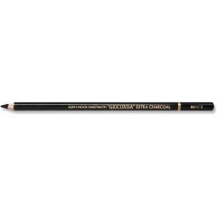 Карандаш угольный KOH-I-NOOR, 1 шт., "Gioconda" EXTRA, черный, B, 8811002003KS