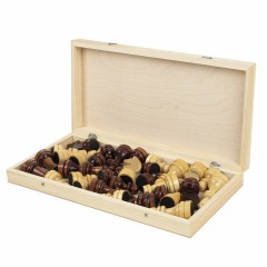 Шахматы турнирные, деревянные, лакированные, глянцевые, доска 40*40 см, ЗОЛОТАЯ СКАЗКА, 665363 - фото 5