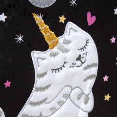 Ранец GRIZZLY анатомическая спинка, c брелоком, для девочек, RAINBOW CAT, 36х28х20 см, RAz-486-2/1 Ранец GRIZZLY анатомическая спинка, c брелоком, для девочек, RAINBOW CAT, 36х28х20 см, RAz-486-2/1 - фото 12