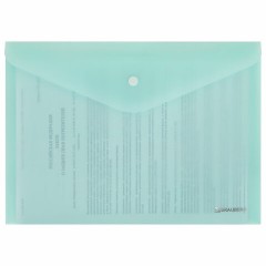 Папка-конверт с кнопкой А4, КОМПЛЕКТ 8 шт., пастельные цвета ассорти, BRAUBERG "PASTEL", 0,18 мм, 272865 Папка-конверт с кнопкой А4, КОМПЛЕКТ 8 шт., пастельные цвета ассорти, BRAUBERG "PASTEL", 0,18 мм, 272865 - фото 9