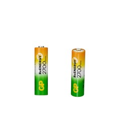 Батарейки аккумуляторные GP ReEnergy Ni-Mh пальчиковые КОМПЛЕКТ 2 шт., АА (HR6), 2600 mAh, 270AAHCRGY, 270AAHCRGY-2CR - фото 5