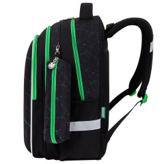 Рюкзак SNOOBAG (СНУБЭГ) MIND с пеналом в комплекте, 2 отделения, "Неоновый паук", 40х28х18 см, 274444 - фото 5