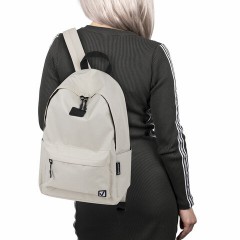 Рюкзак BRAUBERG POSITIVE универсальный, карман-антивор, "Beige", 42х28х14 см, 270776 - фото 10