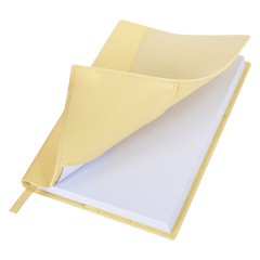 Ежедневник недатированный В6 130х185 мм BRAUBERG "Glam", под кожу, 160 л., желтый, 116222 - фото 4