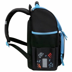 Ранец ПИФАГОР BASIC, 1 отделение, 3 кармана, эргономичная спинка, "Angry shark", 35х28х18 см, 272044 Ранец ПИФАГОР BASIC, 1 отделение, 3 кармана, эргономичная спинка, "Angry shark", 35х28х18 см, 272044 - фото 4