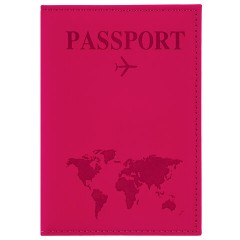 Обложка для паспорта "Passport map", экокожа soft-touch, малиновая, STAFF, 238761 Обложка для паспорта "Passport map", экокожа soft-touch, малиновая, STAFF, 238761 - фото 2