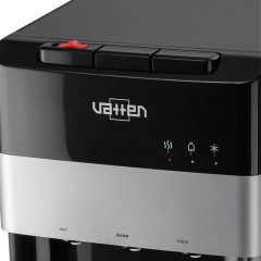 Кулер для воды VATTEN L03NKV, напольный, НАГРЕВ/ОХЛАЖДЕНИЕ КОМПРЕССОРНОЕ, бутыль снизу, УФ-очистка, 3 крана, черный, УТ-00000911 - фото 4