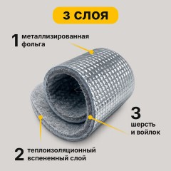 Стельки для обуви НА ШЕРСТИ И ВОЙЛОКЕ, УНИВЕРСАЛЬНЫЙ размер RU 34-45/EU 35-46, SHEGRA (ШЕГРА), 702299 - фото 13