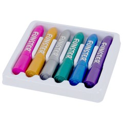 Аквагрим для лица и тела, 6 цветов МЕТАЛЛИК, FUNSTER (ФАНСТЕР), легко смываются, 192574 - фото 3