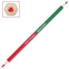Карандаши цветные двусторонние BRAUBERG PREMIUM TWIN COLOUR, 12 штук, 24 цвета, шестигранные, грифель 3,3 мм, натуральное дерево, 181874 Карандаши цветные двусторонние BRAUBERG PREMIUM TWIN COLOUR, 12 штук, 24 цвета, шестигранные, грифель 3,3 мм, натуральное дерево, 181874 - фото 3