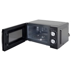 Микроволновая печь SONNEN MW2070BLCR-6MB, 20 л, 700 Вт, таймер, механическое управление, ручка, черная/хром, 454982 - фото 8