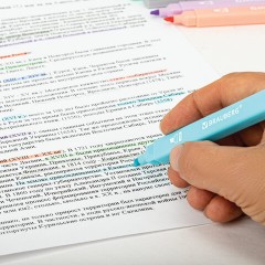 Набор текстовыделителей 6 ПАСТЕЛЬНЫХ ЦВЕТОВ, BRAUBERG "Macaroon", линия 1-5 мм, 152515 Набор текстовыделителей 6 ПАСТЕЛЬНЫХ ЦВЕТОВ, BRAUBERG "Macaroon", линия 1-5 мм, 152515 - фото 8