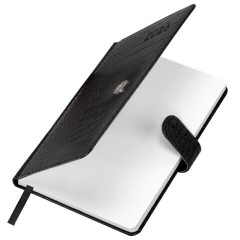 Еженедельник датированный 2026 А5 145х215 мм, BRAUBERG "Party", под кожу, черный, 117180 - фото 3