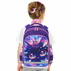Рюкзак ПИФАГОР SCHOOL, 1 отделение, 3 кармана, "Magic kitty", 38x28х14 см, 273166 Рюкзак ПИФАГОР SCHOOL, 1 отделение, 3 кармана, "Magic kitty", 38x28х14 см, 273166 - фото 7