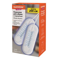 Сушилка для обуви электрическая с подсветкой, сушка для обуви, 12 Вт, DASWERK (ДАСВЕРК), SD2, 456195 - фото 3