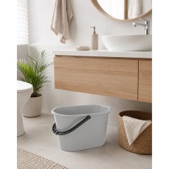 Ведро 10 л, универсальное ОВАЛЬНОЕ, 24х35х24 см, ассорти, YORK, 071020 - фото 8