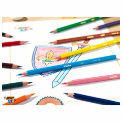 Карандаши цветные BIC "Kids ECOlutions Evolution", 18 цветов, пластиковые, заточенные, европодвес, 937513 Карандаши цветные BIC "Kids ECOlutions Evolution", 18 цветов, пластиковые, заточенные, европодвес, 937513 - фото 12
