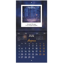 Календарь настенный перекидной 2026 г., BRAUBERG, 12 листов, 21,4х21,4 см, МИНИ, "Это твой 2026", 116944 - фото 7