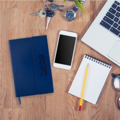 Ежедневник датированный 2026, А5, 138x213 мм, BRAUBERG "Towny", под кожу, клапан, синий, 117040 - фото 12