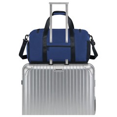 Сумка спортивная HEIKKI MOVE PLUS (ХЕЙКИ), отделение для обуви, синяя, 28х50х23 см, 273897 - фото 10