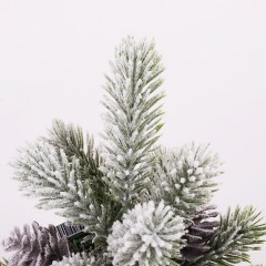 Ель новогодняя искусственная настольная 25 см, заснеженная, с шишками, литой ПЭТ, ЗОЛОТАЯ СКАЗКА, 592010 - фото 4