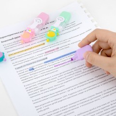 Набор текстовыделителей с топперами 6 ЦВЕТОВ ПАСТЕЛЬ, "КОСМО", линия 1-4 мм, FUNSTER (ФАНСТЕР), 152654 - фото 8