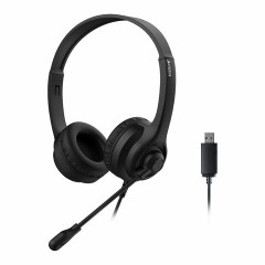 Наушники с микрофоном (гарнитура) A4TECH HU-8, проводные, 2 м, USB, черные, 1874958 Наушники с микрофоном (гарнитура) A4TECH HU-8, проводные, 2 м, USB, черные, 1874958 - фото 4