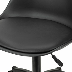 Кресло стул BRABIX "Eames MG-310 PL", пластик черный, экокожа черная, 532927 Кресло стул BRABIX "Eames MG-310 PL", пластик черный, экокожа черная, 532927 - фото 8