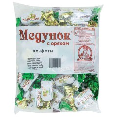Конфеты шоколадные СЛАВЯНКА "Медунок" с орехом и мягкой карамелью, 1000 г, пакет, 20538 Конфеты шоколадные СЛАВЯНКА "Медунок" с орехом и мягкой карамелью, 1000 г, пакет, 20538 - фото 2