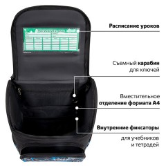Ранец ПИФАГОР BASIC, 1 отделение, 3 кармана, эргономичная спинка, "Press play", 35х28х18 см, 272043 Ранец ПИФАГОР BASIC, 1 отделение, 3 кармана, эргономичная спинка, "Press play", 35х28х18 см, 272043 - фото 15