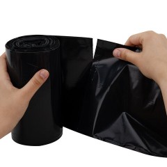 Мешки для мусора 120 л, черные в рулоне 20 штук прочные, ПВД 35 мкм, 70x110 см, серия Extra, BOOMHOUSE (БУМХАУС), 702662 - фото 5