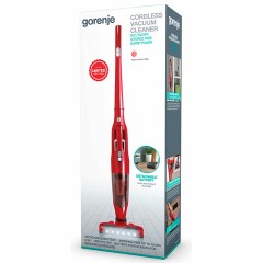Пылесос вертикальный беспроводной GORENJE SVC252GFR 2 в 1, мощность 161 Вт, контейнер 0,5 л, красный Пылесос вертикальный беспроводной GORENJE SVC252GFR 2 в 1, мощность 161 Вт, контейнер 0,5 л, красный - фото 11