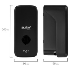 Дозатор для жидкого мыла LAIMA PROFESSIONAL PREMIUM BLACK, НАЛИВНОЙ, 0,5 л, черный, ABS-пластик, 609518 - фото 9