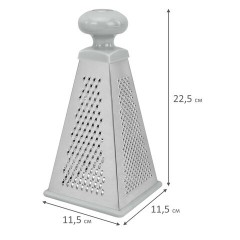Терка 4-сторонняя 22,5 см, нержавеющая сталь, круглая пластиковая ручка, PRIMAURA (ПРИМАУРА), 702088 - фото 10