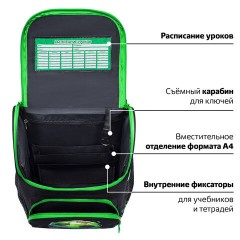 Ранец ПИФАГОР BASIC, 1 отделение, 3 кармана, эргономичная спинка, "Offline", 35х28х18 см, 273139 Ранец ПИФАГОР BASIC, 1 отделение, 3 кармана, эргономичная спинка, "Offline", 35х28х18 см, 273139 - фото 17