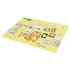 Настольное покрытие BRAUBERG KIDS для труда и творческих занятий, ПВХ, "Artist", 50х35 см, 272358 - фото 4