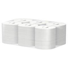 Полотенца бумажные в рул c ЦВ Veiro Professional Basic 1сл300м 6шт/уп KP105 - фото 7