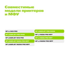 Картридж лазерный CACTUS (CS-CF244A) для HP LaserJet Pro M15/M15a/M28a/M28w, ресурс 1000 стр. - фото 10