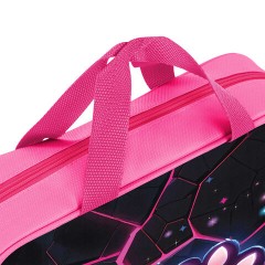 Папка на молнии с ручками BRAUBERG А4, 1 отделение, полиэстер, 80 мм, "Pink lava", 273299 - фото 4
