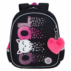 Ранец GRIZZLY анатомическая спинка, c брелоком, для девочек, COOL, 36х28х20 см, RAz-486-4/1 Ранец GRIZZLY анатомическая спинка, c брелоком, для девочек, COOL, 36х28х20 см, RAz-486-4/1 - фото 2