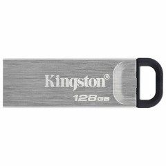 Флеш-диск 128 GB KINGSTON DataTraveler Kyson, разъем USB 3.2, серебряный, DTKN/128GB Флеш-диск 128 GB KINGSTON DataTraveler Kyson, разъем USB 3.2, серебряный, DTKN/128GB - фото 2