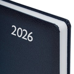 Ежедневник датированный 2026, А5, 138x213 мм, BRAUBERG "Profile", балакрон, синий, 117073 - фото 3