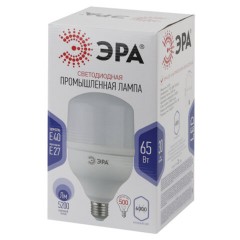 Лампа светодиодная ЭРА STD, 65 (350) Вт, цоколь Е27/Е40, колокол, холодный белый свет, 30000 ч., LEDT16065W6500E27, Б0027924 Лампа светодиодная ЭРА STD, 65 (350) Вт, цоколь Е27/Е40, колокол, холодный белый свет, 30000 ч., LEDT16065W6500E27, Б0027924 - фото 4